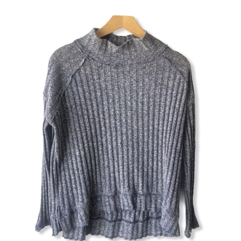 Free People Clarissa Mock Neck Sweater XS
